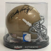 Autographed/Signed Rudy Ruettiger Notre Dame Irish Football Mini Helmet JSA COA by Hall of Fame Sports Memorabilia