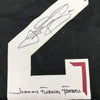 Framed Autographed/Signed Johnny FN Football Manziel 35x39 Texas A&M Black College Jersey JSA COA