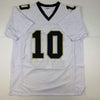 Autographed/Signed Tre'Quan Smith New Orleans White Football Jersey JSA COA