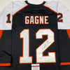 Autographed/Signed Simon Gagne Philadelphia Black Hockey Jersey JSA COA by Hall of Fame Sports Memorabilia
