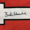 Autographed/Signed Bob Bobby Clarke Philadelphia Orange Hockey Jersey JSA COA