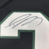 Framed Autographed/Signed Jamal Adams 35x39 New York Black Football Jersey JSA COA