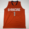Autographed/Signed Jim Boeheim Syracuse Orange Coach College Basketball Jersey JSA COA