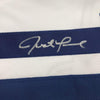 Framed Autographed/Signed Justin Turner 35x39 Los Angeles LA White Baseball Jersey JSA COA