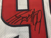 Framed Autographed/Signed J.J. JJ Watt 35x39 Houston White Football Jersey JSA COA