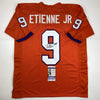 Autographed/Signed Travis Etienne Jr. Clemson Orange College Football Jersey JSA COA by Hall of Fame Sports Memorabilia
