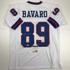Autographed/Signed Mark Bavaro New York White Football Jersey PSA/DNA COA