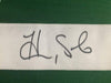 Framed Autographed/Signed Hope Solo 35x39 United States USA Green Soccer Jersey JSA COA