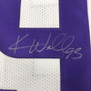 Autographed/Signed Kevin Williams Minnesota White Football Jersey JSA COA