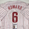 Autographed/Signed Ryan Howard 06 MVP Philadelphia Pinstripe Baseball Jersey JSA COA