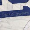 Framed Autographed/Signed Ezekiel Elliott 35x39 Dallas White Football Jersey PSA/DNA COA