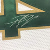 Framed Autographed/Signed Giannis Antetokounmpo 35x39 Milwaukee White Basketball Jersey PSA/DNA COA