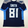 Autographed/Signed Jonnu Smith Tennessee Dark Blue Football Jersey Beckett BAS COA