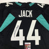 Autographed/Signed Myles Jack Jacksonville Black Football Jersey JSA COA