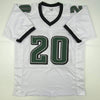 Autographed/Signed Brian Dawkins Philadelphia White Football Jersey JSA COA