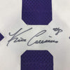 Framed Autographed/Signed Kirk Cousins 35x39 Minnesota Purple Football Jersey PSA/DNA COA