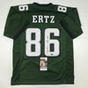 Autographed/Signed Zach Ertz Philadelphia Green Football Jersey JSA COA