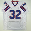 Autographed/Signed OJ O.J. Simpson Buffalo White Football Jersey JSA COA