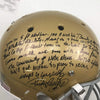 Autographed/Signed Rudy Ruettiger Full Speech Notre Dame Irish Full Size FS F/S Replica College Football Helmet JSA COA by Hall of Fame Sports Memorabilia