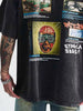 Men's Vintage Graphic Oversized Washed T-Shirt by Simply Love