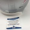 Autographed/Signed Rob Gronkowski Inscribed New England Patriots Full Size FS F/S Replica Football Helmet Beckett BAS COA