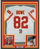 Framed Autographed/Signed Dwayne Bowe 35x39 Kansas City White Football Jersey JSA COA