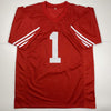 Autographed/Signed Kyle Shanahan Coach San Francisco Red Football Jersey Beckett BAS COA