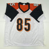 Autographed/Signed Chad Ochocinco (Johnson) Cincinnati White Football Jersey JSA COA