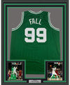Framed Autographed/Signed Tacko Fall 35x39 Boston Green Basketball Jersey PSA/DNA COA