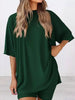 Full Size Half Sleeve T-Shirt and Shorts Set Plus Size by Simply Love