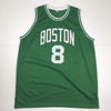 Autographed/Signed Kemba Walker Boston Green Basketball Jersey JSA COA
