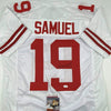 Autographed/Signed Deebo Samuel San Francisco White Football Jersey JSA COA by Hall of Fame Sports Memorabilia
