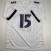 Autographed/Signed Marquise Brown Baltimore White Football Jersey JSA COA
