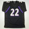 Autographed/Signed Jimmy Smith Baltimore Black Football Jersey JSA COA