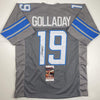 Autographed/Signed Kenny Golladay Detroit Grey Football Jersey JSA COA