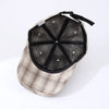 Women's Striped Checkered Embroidered Baseball Cap – 4 Colors by FitiqueFit