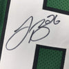 Framed Autographed/Signed Le'Veon LeVeon Bell 35x39 New York Green Football Jersey PSA/DNA COA #2