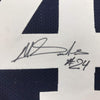 Autographed/Signed Miles Sanders Penn State Blue College Football Jersey JSA COA