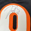 Framed Autographed/Signed Joe Burrow 35x39 Cincinnati Bengals Black Authentic Nike Game Football Jersey Fanatics COA
