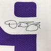 Framed Autographed/Signed Dan Majerle 35x39 Phoenix Purple Basketball Jersey Beckett BA COA