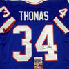 Autographed/Signed Thurman Thomas Buffalo Blue Football Jersey JSA COA