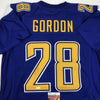Autographed/Signed Melvin Gordon Los Angeles LA Color Rush Football Jersey JSA COA