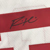 Framed Autographed/Signed Ronnie Harrison 35x39 Alabama White College Football Jersey PSA/DNA COA