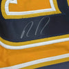 Framed Autographed/Signed Ryan Johansen 35x39 Nashville Yellow Hockey Jersey PSA/DNA COA by Hall of Fame Sports Memorabilia