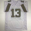 Autographed/Signed Michael Thomas New Orleans Color Rush Football Jersey Beckett BAS COA