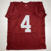 Autographed/Signed Jerry Jeudy Alabama Red College Football Jersey JSA COA