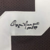 Autographed/Signed Ozzie Newsome HOF 99 Cleveland Football Brown Jersey JSA COA