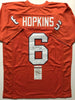 Autographed/Signed DeAndre Hopkins Clemson Orange College Football Jersey JSA COA