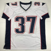 Autographed/Signed Rodney Harrison New England White Football Jersey JSA COA