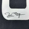 Framed Autographed/Signed Muggsy Bogues 35x39 Space Jam Monstars Black Basketball Jersey PSA/DNA COA